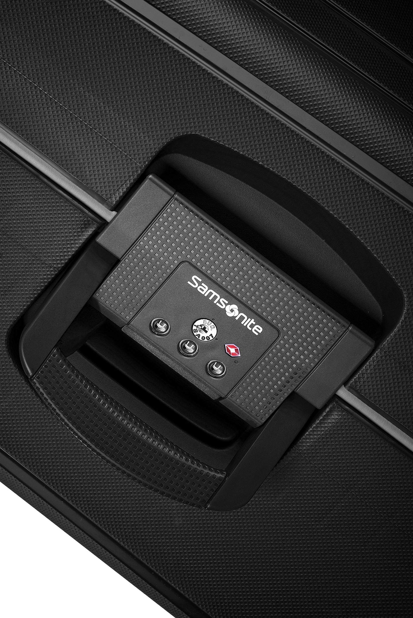 Samsonite S'Cure - Hartschalenkoffer 69 cm Mittelgroß - Trolley Koffer mit 4 Rollen, TSA-Schloss, Leicht - 79 L - Schwarz (Black)
